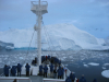 Endeavor heading into giant iceberg